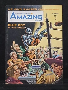 Amazing Stories Fact And Science Fiction Magazine January 1965 Jack Sharkey - Picture 1 of 1