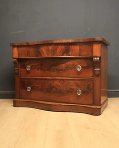 Antique Victorian Mahogany Chest of Drawers - Picture 1 of 9