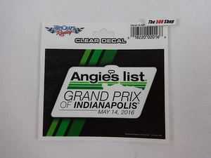 2016 Angie's List Grand Prix of Indianapolis Event Collector Decal New Indy - Picture 1 of 11
