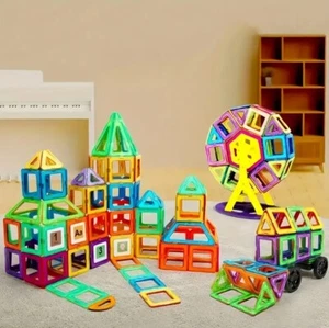 Costruzioni Magnetiche Bambini,Blocchi Costruzioni Magnetici Giochi Bambini 38Pz - Foto 1 di 8