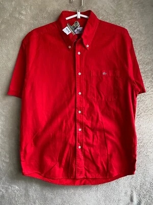 Lacoste Casual Formal Polo T-Shirts Top Size 3 Mens Red Logo Short Sleeve - image 1 of 4