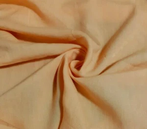 Thin Viscose Fabric Melon Colour 55" Wide Non-Stretch - Picture 1 of 4