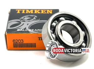 TIMKEN 6203 Deep Groove Ball Bearing, Open, No Seals 17x40x12 (mm) - Bild 1 von 6