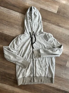 Rag Bone EUC Authentic Heather Grey Cotton Fleece Zip Hoodie Sweatshirt XL - Bild 1 von 6
