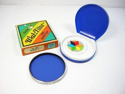 Walz Series 7 Lens Filter Coated Color Film Clear Flash B7 Case Box Japan Blue - Image 1 of 4