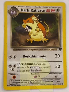 Dark Raticate ® Rocket 51/82 ® Comune ® Pokemon ® Italiano ® Good- - Picture 1 of 2
