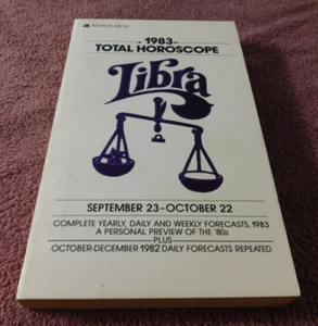 Waage Total Horoskop 1983 Vintage Taschenbuch 1976 - Bild 1 von 6