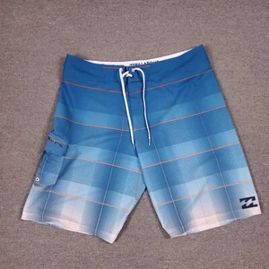 Billabong Shorts Men Blue 34 Platinum X Casual Island Beach Lightweight Trunks - Picture 1 of 17