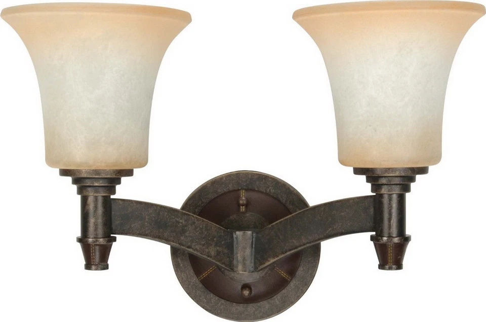 Luz de pared y tocador LED regulable Umber dorado Viceroy 2 luces $170 Foto 1 de 1