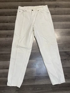 Vintage 60er Jahre weiß mit weißem Etikett Levi Strauss Herren Jeans 34x32 Knopf - Bild 1 von 17