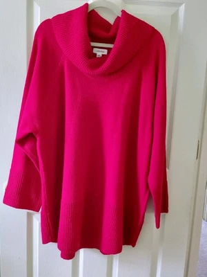 Ralph Lauren Women's Cowl Neck Long Sleeve Red Sweater Size 3x - Image 1 of 4