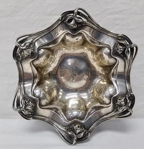 Verzierte Schale Frank Whiting Sterling Silber floral - Bild 1 von 11