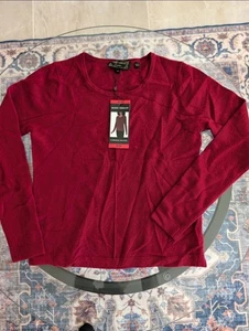 Damen Mario Serrani Kaschmir Pullover Medium. Rot - Bild 1 von 4