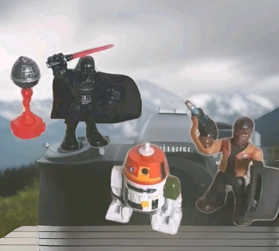 Playskool Star Wars Galactic Heroes Hasbro 7 PC  Figure Set Ships From USA  - Image 1 of 1