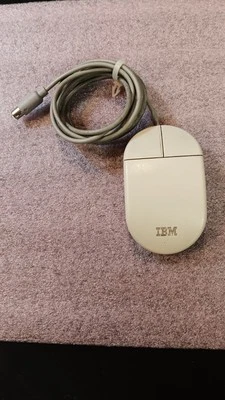 IBM PS/2 Classic Roller Ball Mouse 6Pin plug model 13H6690 computer PS2 - Image 1 of 3