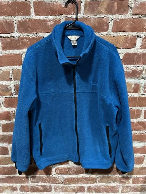 Vintage Cabela’s Fleece Zip Up Jacket Mens Large Teal Green Blue Canada - Image 1 of 4