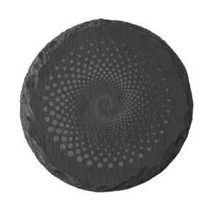 iStyle Slate Spiral Coaster Set of 4 - Natural Eco-Friendly Tabletop Protecter  - Picture 1 of 1