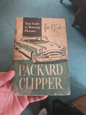 1954 Packard Clipper Owners Manual, Your Guide To Motoring Pleasure, Fair  Foto 1 de 4