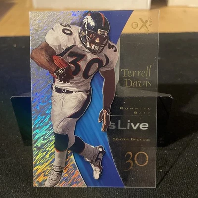 Terrell Davis 1998 SkyBox E-X2001 #13 Denver Broncos - Image 1 of 2