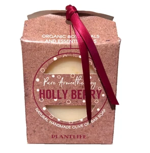 Plantlife Natural  BAR SOAP  Aromatherapy Herbal Holly Berry Organic Botanicals - Picture 1 of 2