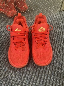 Nike Boys Air Jordan Luka 1 DQ6513-676 Red Basketball Shoes Sneakers Size 7Y - Picture 1 of 6