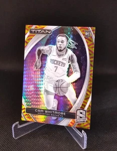 2023-24 Spectra CAM WHITMORE Titan Rookie /49 Red & Yellow Prizm #30 Rockets - Bild 1 von 5