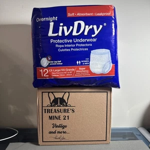 Ropa interior protectora LivDry talla XXL súper absorbente mejor usada por 11/24 - Imagen 1 de 5