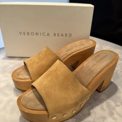 Veronica Beard Hannalee Desert Platform Wedge Sandals NIB Size Size 10 - Image 1 of 4