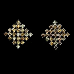 925 Sterling Silver Earrings Round Sapphire Natural Gemstone Jewelry - Picture 1 of 14