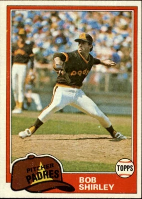 1981 Topps Baseball Card #49 Bob Shirley ~ Grade: NM - Image 1 of 2