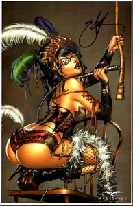 ZENOSKOP GRIMM MÄRCHEN #61 KUNSTDRUCK VON EBAS SIGNIERT 11"x17" - Bild 1 von 1