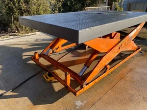 SCISSOR LIFT - PLATFORM - LOADING -TABLE "BARGAIN" 6000Lbs - GREAT ORDER!!!! - Picture 1 of 9