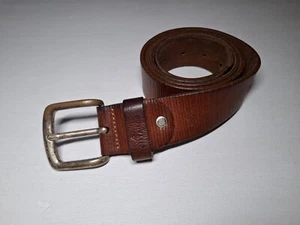 Cintura Tom Tailor marrone in vera pelle testurizzata. Taglia 95 - Foto 1 di 18