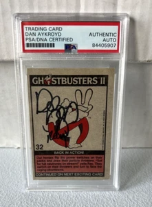 Tarjeta Columbia Ghostbusters II 1989 autografiada firmada 1989 #32 PSA auténtica - Imagen 1 de 7