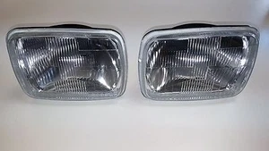2x JEEP WRANGLER YJ HAUPTSCHEINWERFER H4 14x20 SCHWEINWERFER LAMPEN E-PRÜF. NEU! - Bild 1 von 2