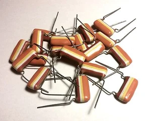 25pcs Mullard 0.33uF 250V Tropical Fish Audio Grade Tone 330nF Capacitor C280 - Picture 1 of 9