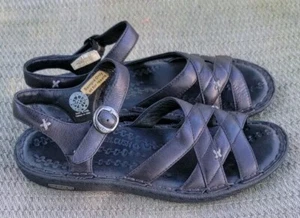 Keen Bird 5468 Damen Riemchen Leder Sport Sandale Gr. US 7 / EU 37,5 Schwarz - Bild 1 von 8