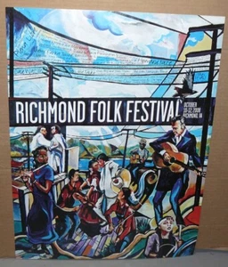 Richmond Folk Festival 10.-12. Oktober 2008 Virginia Poster Bild Größe 23”L x 17”B - Bild 1 von 3