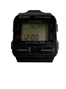 Seltene Vintage Casio TimeTable DBT-70W Datenbank Digital Armbanduhr - Bild 1 von 6