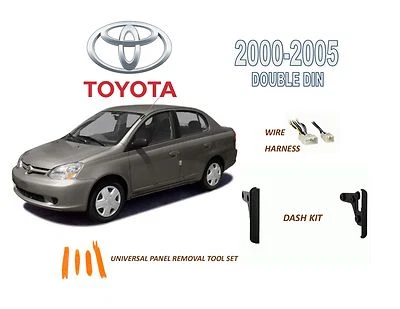 KIT DE INSTALACIÓN DE TABLERO TOYOTA ECHO 2000-2005 para estéreo de coche, con arnés de cables Foto 1 de 2