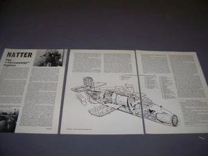 VINTAGE..BACHEM BA 349A...CUTAWAY/SPECS..RARE! (210C) - Picture 1 of 3