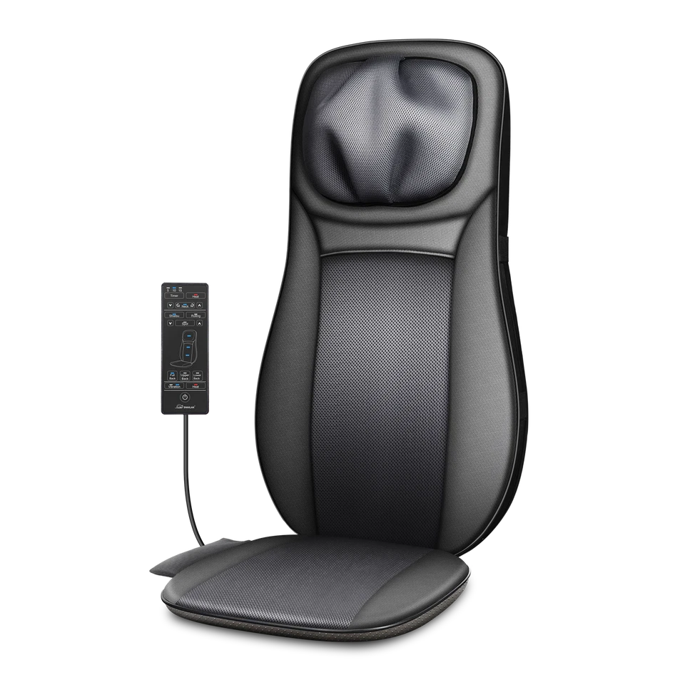 Snailax Shiatsu Masajeador de Espalda con Calor - Amasamiento Profundo Masaje Silla Almohadilla Hogar Foto 1 de 1