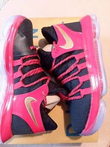 Nike Zoom KD10 LE GS AJ7220 076 Size 6y Youth Boys Girls Red Black Kevin Durant - Picture 1 of 6
