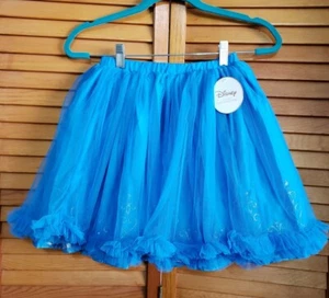 Girls Disney Tutu Couture Cinderella Princess Skirt 10 Blue Dress Up Halloween - Picture 1 of 8