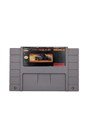 Top Gear Kemco (1992) Super Nintendo SNES Cartridge Only Tested Authentic - Image 1 of 2
