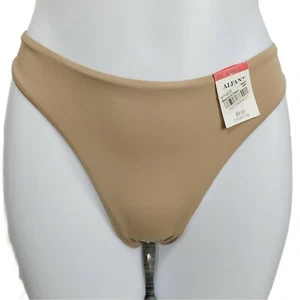 Vintage Alfani Underneath Tan Thong XSmall HTF Shaping Nylon Spandex Everyday - Picture 1 of 8