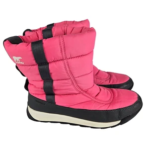 Sorel Whitney II Botas de Invierno Hinchadas Impermeables Rosa Caliente Niña Junior Talla 7 - Imagen 1 de 5