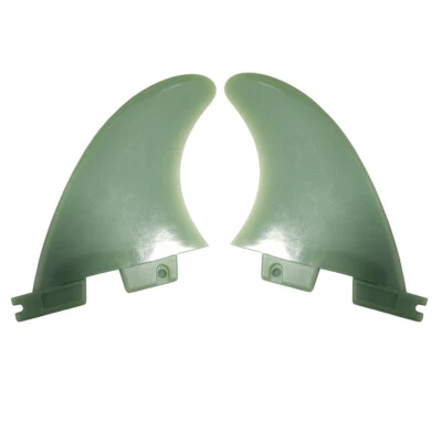 2 Fin GL Fin Surf Fins Surfboard Fin Surfing Medium Size  for FCS 2 Black/Jade - Image 1 of 4