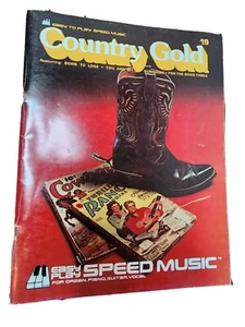 Libro de partituras de música country dorado 1981 de Easy Play Speed - Imagen 1 de 2