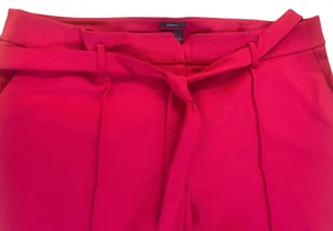 Worthington Modern Fit Tie Waist Taper Pants Size 20 Rumba Red f11 - Picture 1 of 10